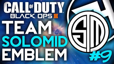 Black Ops 3 Team Solomid Tsm Logo Easy Emblem Tutorial 9 Bo3