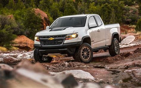 Download Wallpapers Chevrolet Colorado Zr2 4k Pickup 2018 Cars Suvs