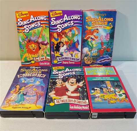 Disney Sing Along Songs Vhs Videos Animated Lion King Peter Pan My My XXX Hot Girl