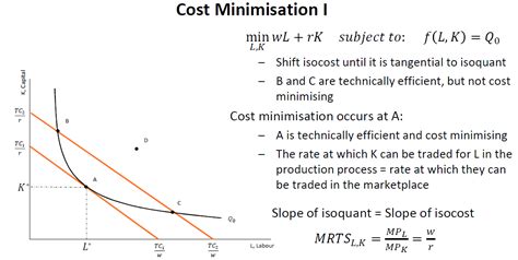 Cost Minimization Intermediate Microeconomics Tutor New York London