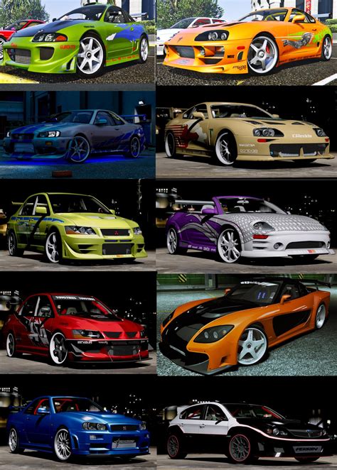 Tej is seen driving a ferrari fxx briefly at the start of fast 6. tej gets out of his car and lets money fly free out of an atm for a crowd. The Fast and the Furious Cars Pack [HQ-Add-On-Animated ...