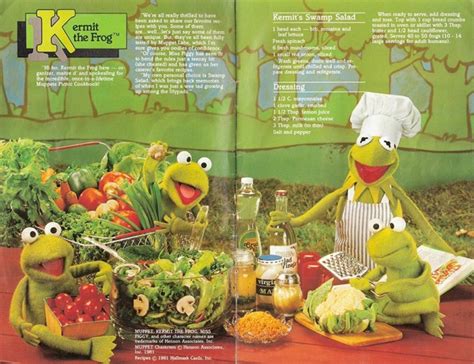The Muppet Picnic Cookbook 1981 Top Hat Sasquatch