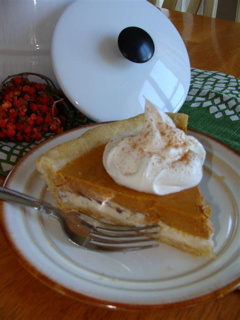 Just Cooking Layered Cream Cheese And Pumpkin Pie