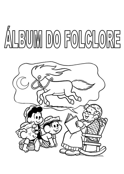 Álbum Do Folclore Para Imprimir — SÓ Escola