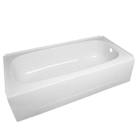 Porcelain baked top lid and bottom bowl with zinc plated fire screen to create a 360 degree flame visibility. Archer 60 Inch Steel Alcove Bathtub in 2020 | Drain repair ...