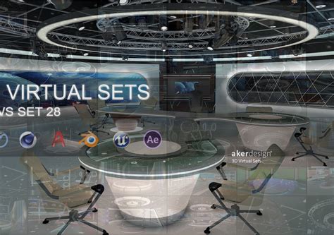 Virtual Tv Studio Sets 3d Model Designs Cgtrader