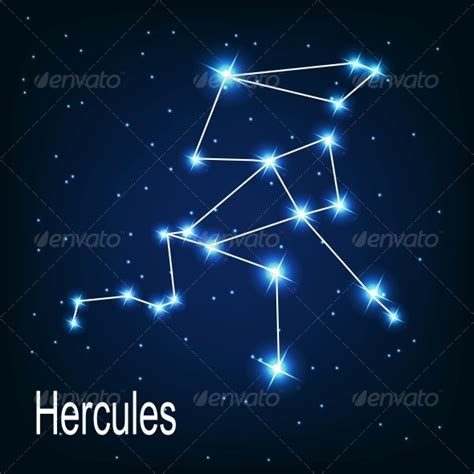 Download 104 hercules constellation stock illustrations, vectors & clipart for free or amazingly low rates! The Constellation Hercules in Night Sky by yganko | GraphicRiver