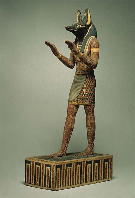 The Metropolitan Museum Of Art Statuette Of Anubis Egyptian Art