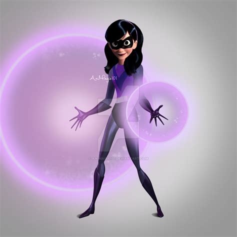 Violet Parr As Ultraviolet Incredibles Concept By Animagix101 On