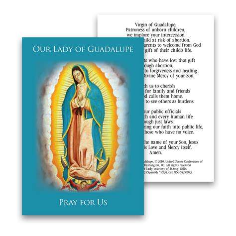 Prayer To Our Lady Of Guadalupe