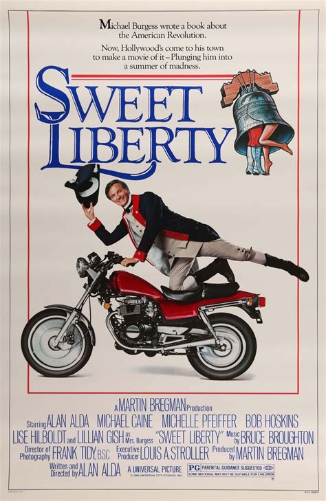 Sweet Liberty 1986 Alan Alda Michelle Pfeiffer Movie Posters