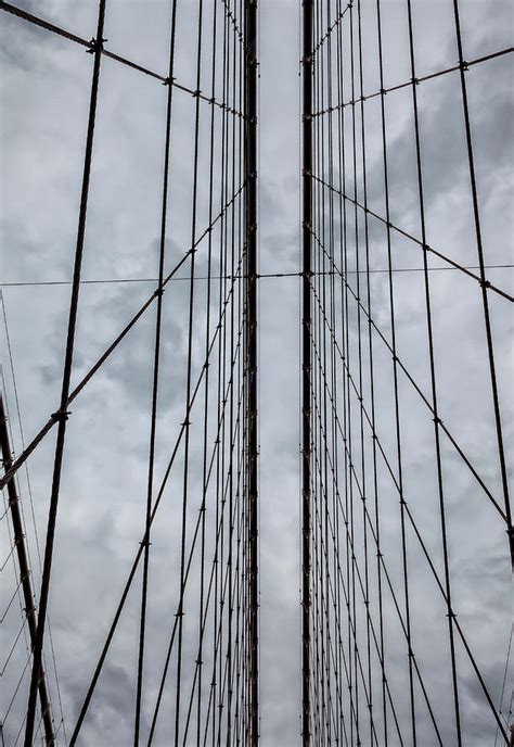 Brooklyn Bridge Cables Photograph By Robert Ullmann Fine Art America