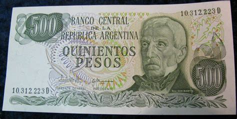 We found 8 different money transfer providers to send money from the usa to argentina. 816. $500 Peso Argentina Banknote. CU.