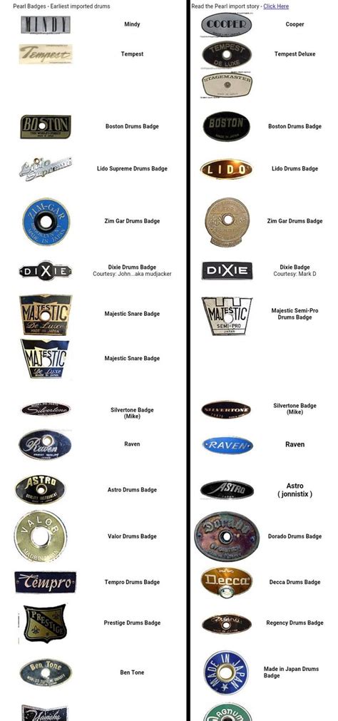 Pin By Brookside Drums On Badges Vintage Drums Drums Drum Kits