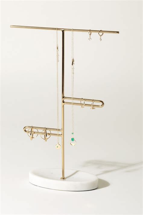 Buy Oliver Bonas Marble Effect Gold Loop Jewellery Stand From The Next