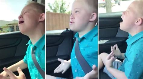 Dad Secretly Films Son With Down Syndrome Singing Whitney S Hit Has No