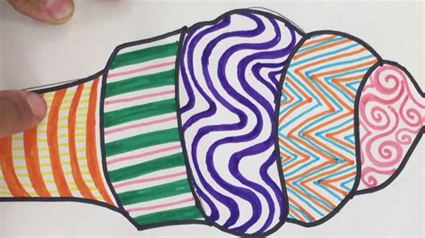 Line Pattern Art Project For Kids K 5 Youtube