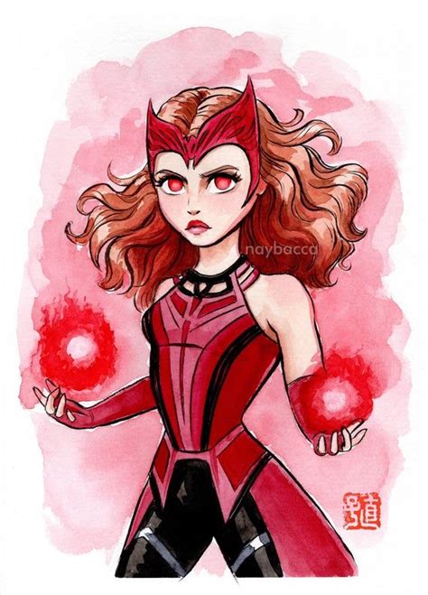 Scarlet Witch Print In 2021 Scarlet Witch Marvel Marvel Paintings