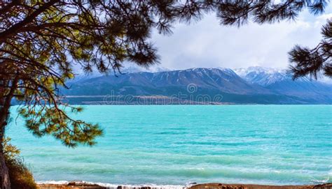 Lake Pukaki Nz Stock Image Image Of Glaciers Blue 174176457