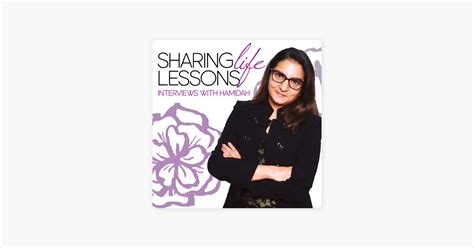 ‎sharing Life Lessons On Apple Podcasts