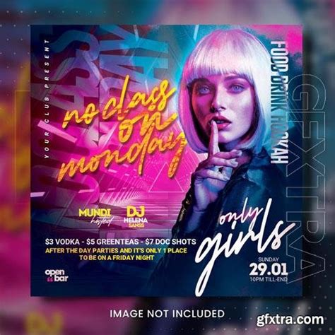 Psd Night Club Party Flyer Template Gfxtra