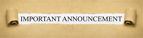 22659 Best Important Announcement Images Stock Photos And Vectors