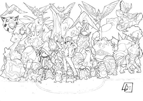 All Pokemon Coloring Pages Download And Print For Free