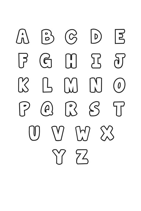 Stencils For Letters Free Printable Printable Blog