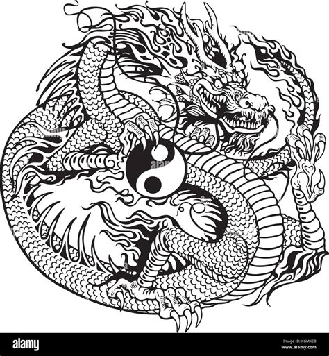 Chinese Dragon Vector Design Stock Vector Image And Art Alamy