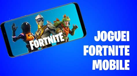 Joguei Fortnite Mobile Totalmente Diferente Youtube