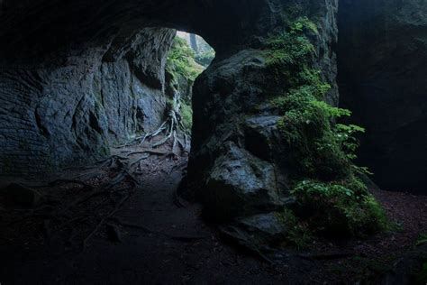 Dark Cave Opening 01 By Isostock Dark Cave Photo Dark