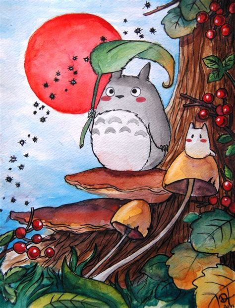 Totorooooo Ghibli Art Totoro Art Ghibli Artwork