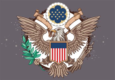 Great Seal Of The United States Vector 142518 Vector Art At Vecteezy