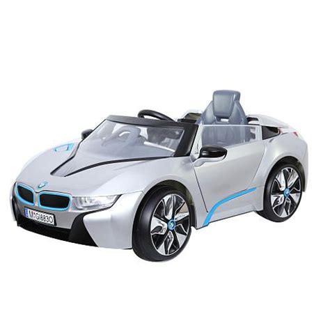 Your tiny driver can use the pedals to accelerate forward or in reverse. Avigo BMW i8 6 Volt Ride On - Silver | Toys, Toys r us and BMW