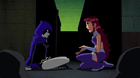 Teen Titans Raven And Starfire As Telegraph