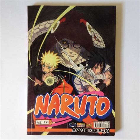 Mangá Naruto Vol 52 Em Santos Clasf Lazer