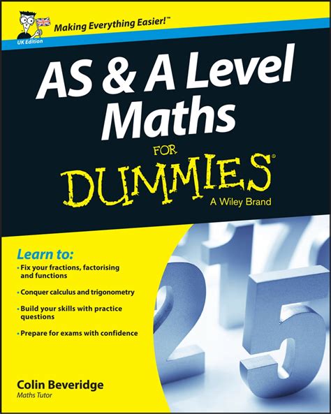 As And A Level Maths For Dummies Ebook By Colin Beveridge Epub Book Rakuten Kobo United States