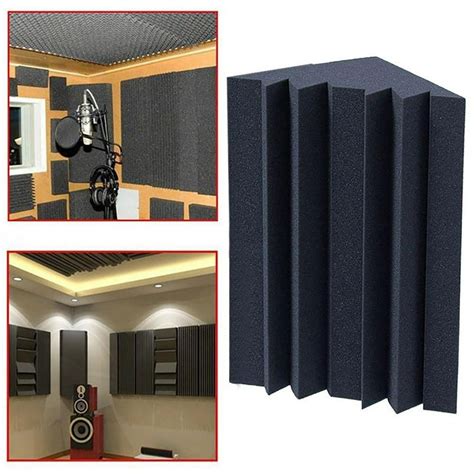Besufy Soundproofing Foam Acoustic Bass Trap Corner Absorbers For