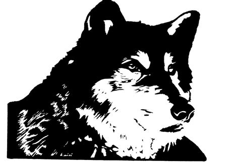 Wolf Stencils Printable