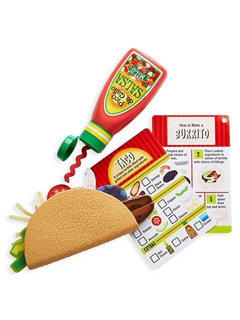 Shop Melissa And Doug 44 Piece Fill And Fold Taco And Tortilla Set Saks