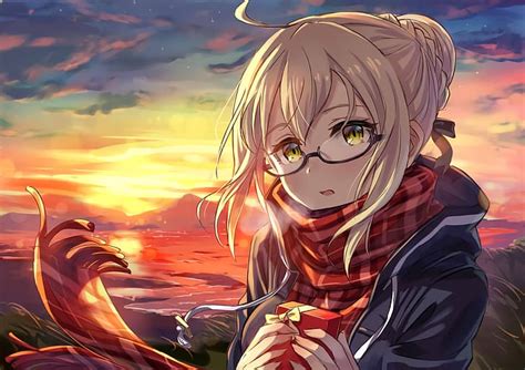 Chicas Anime Rubia Serie Fate Fate Grand Order Sabre Fate