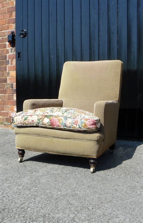 Some tips to save money on reupholstering: Good Looking Victorian Library Armchair for Reupholster or ...
