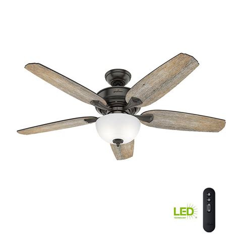 The installation of these types of fans is quite easy. Hunter Channing 54 in. LED Indoor Easy Install Noble ...