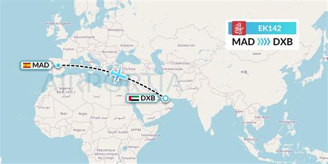 Ek142 Flight Status Emirates Madrid To Dubai Uae142