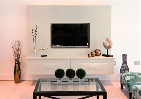 Flat Screen Tv Wall Cabinets Offering Space Saving Furniture Ideas In