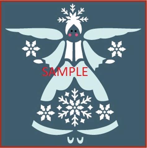 Snowflake Angel Cross Stitch Chart Craftsy Christmas Snowflakes