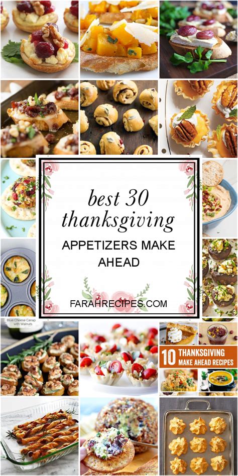 Best 30 Thanksgiving Appetizers Make Ahead Most Popular Ideas Of All Time