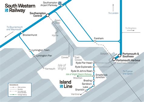 Island Line Map