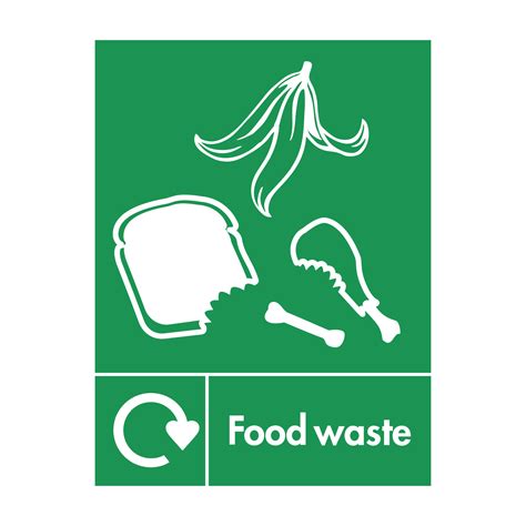 Recycling Signage Food Waste Sign Catersigns