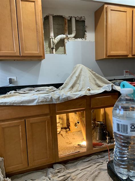 Kitchen Cabinet Water Damage Repair Chicago Handyman